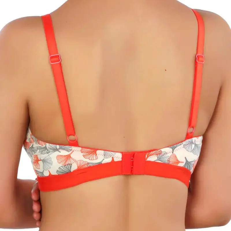 Branded Printed non Padded Bra