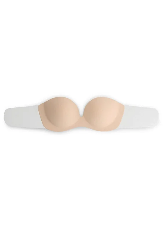 Bye Bra Diva Strapless and Backless Adhesive Bra, Beige