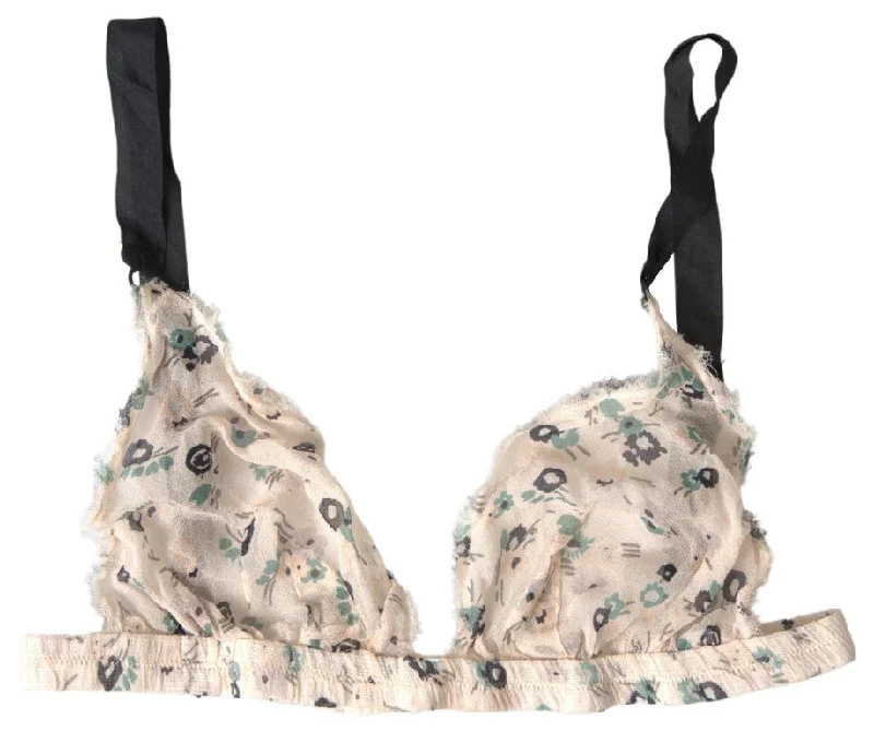 Costume National  Floral Underwear Bikini Women's Bra