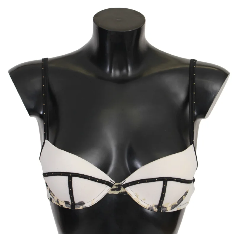 Just Cavalli Polyester Spandex Push Up Bra Women's Underwear