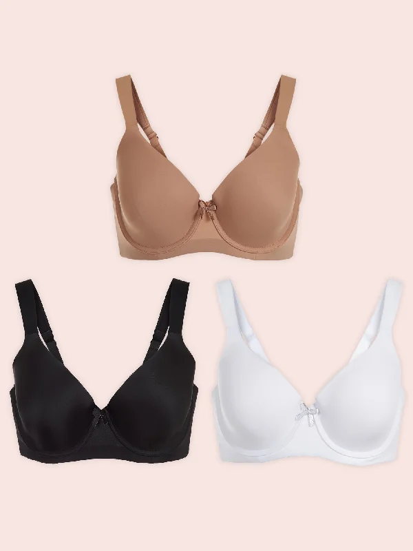 The Brigitte Classic - Underwire T-Shirt Bra Bundle 2-Pack