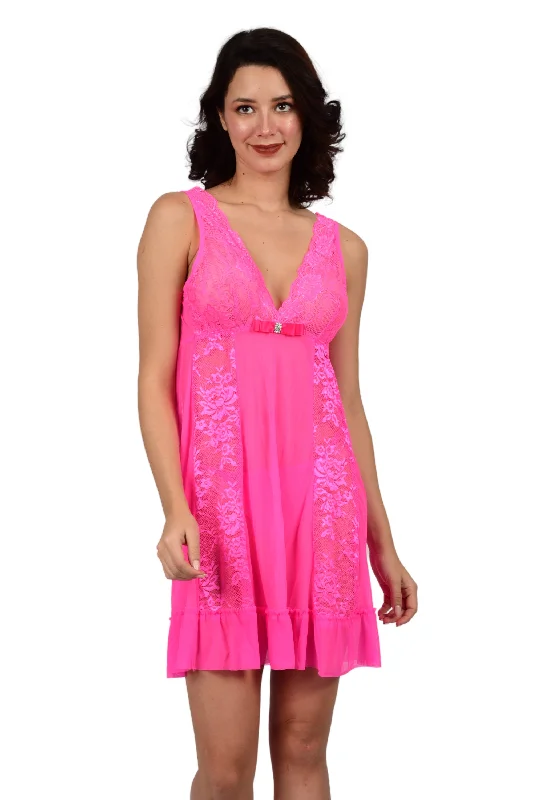 Bare Dezire Knee Length Comfortable Nightwear For Women