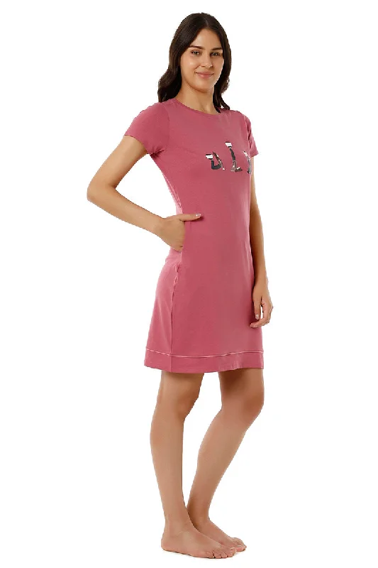 Sleep Dress - Slate Rose