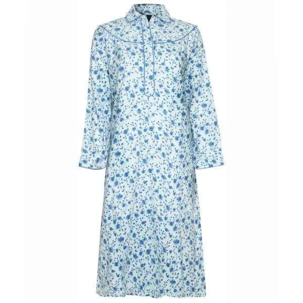 Blue Sea Ladies Nightdress Flannelette