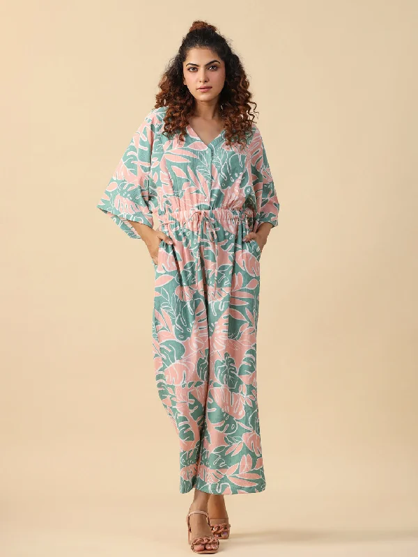 Printed  jumpsuit loungewear