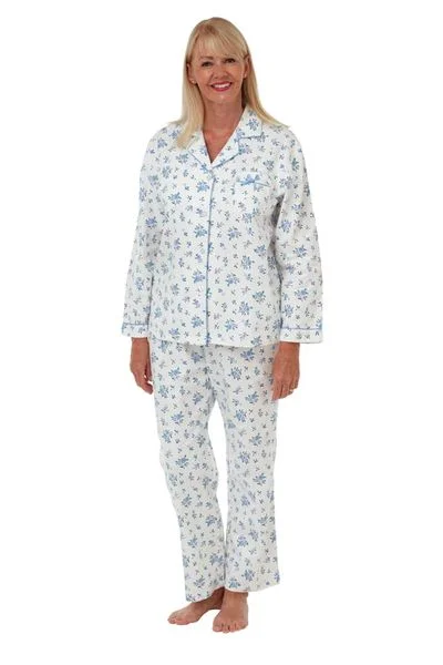 L/S FLOWER PRINT FLANNELETTE PYJAMAS