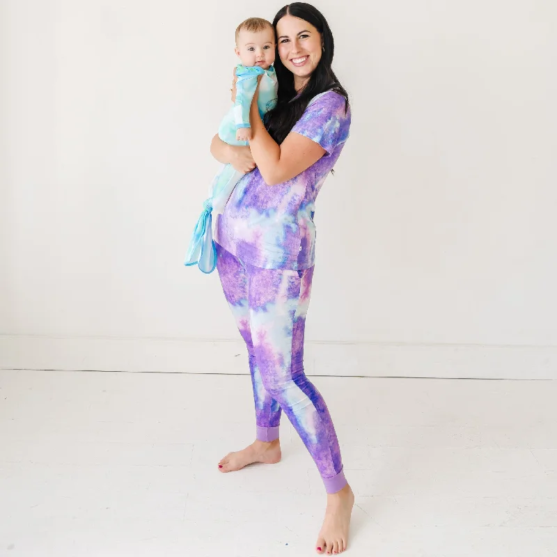 Purple Watercolor Women's Pajama Pants