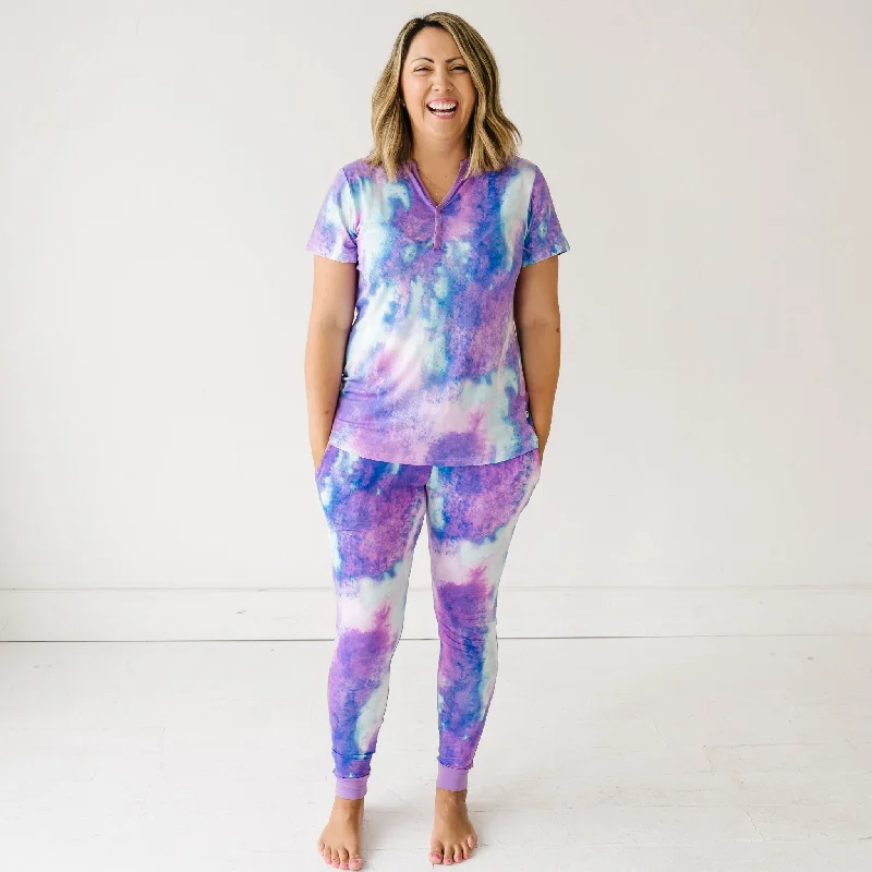 Purple Watercolor Women's Pajama Pants