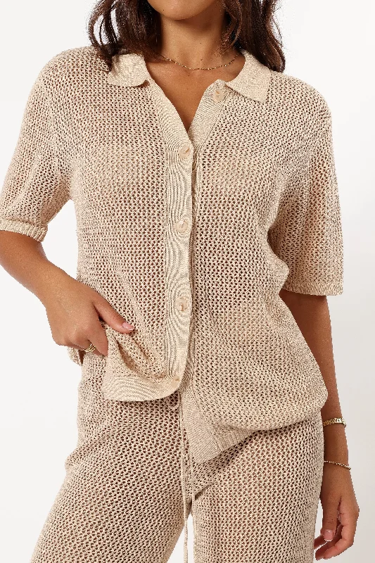 Smith Knit Top - Sand