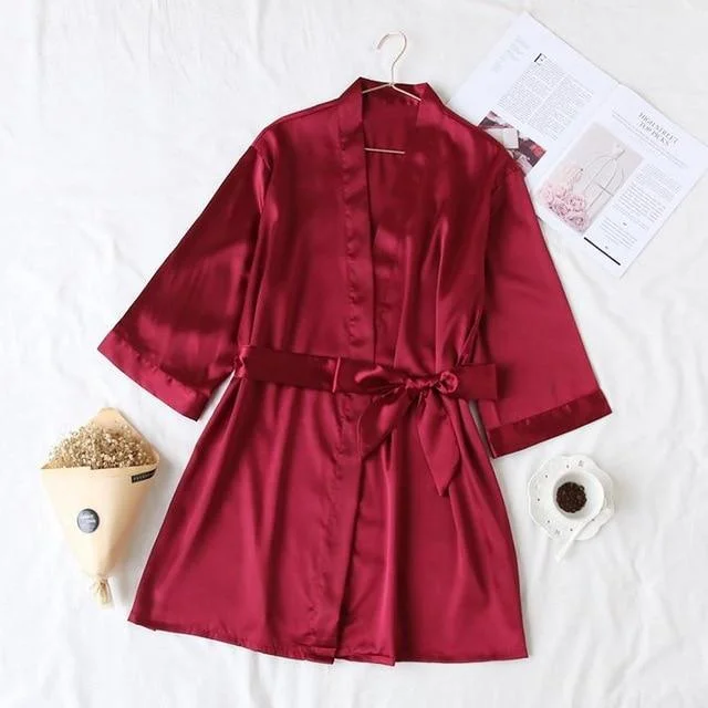 Robe Burgundy / One Size