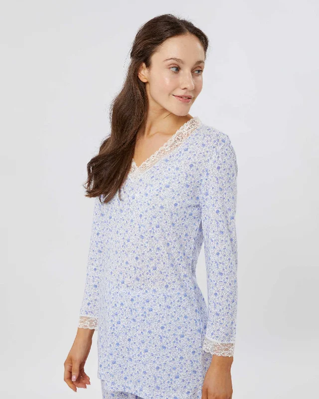 Women's Jersey Ella Pyjamas - Fimber Ditsy Floral