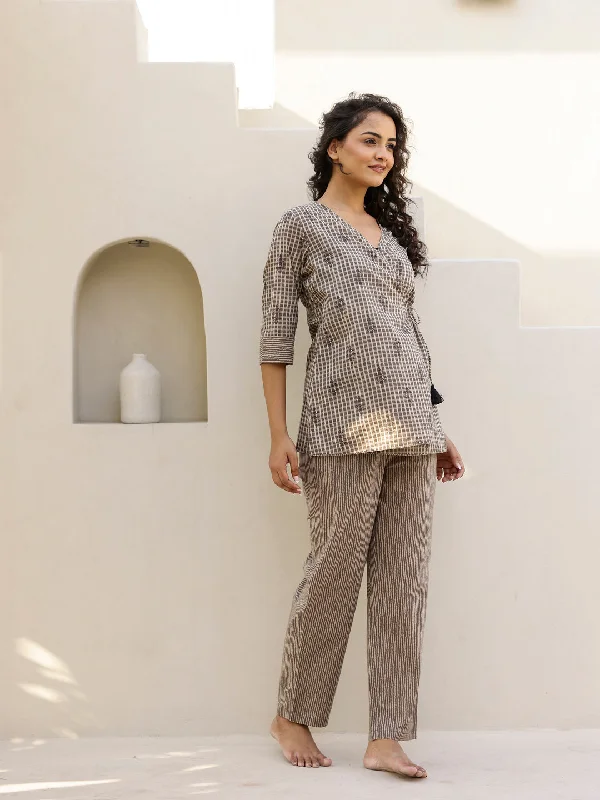 Printed Pure Cotton Night suit